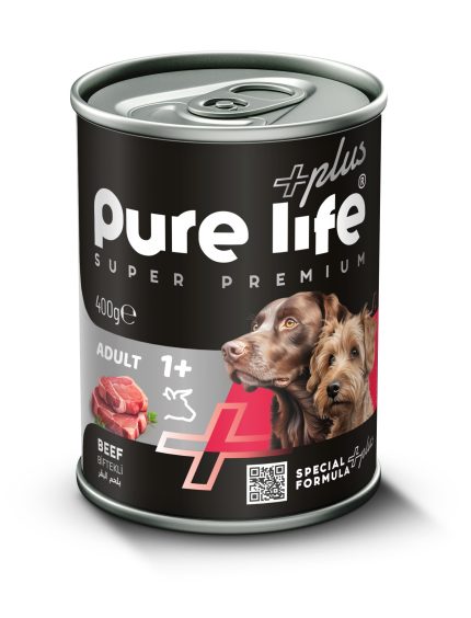 Pure Life Plus Konserve 400 gr dog beef
