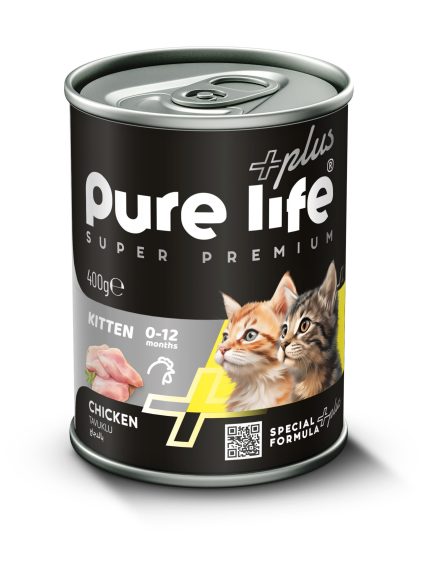Pure Life Plus Konserve Yavru 400 gr kitten chicken