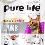Pure Life Pouch 85 kg ზრდასრული კატა ბატკანი scaled