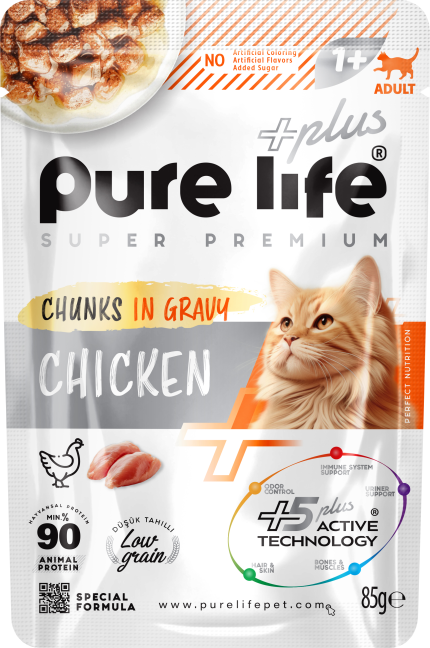 Pure Life Pouch 85 გრ ზრდასრული კატა ქათამი 1 scaled