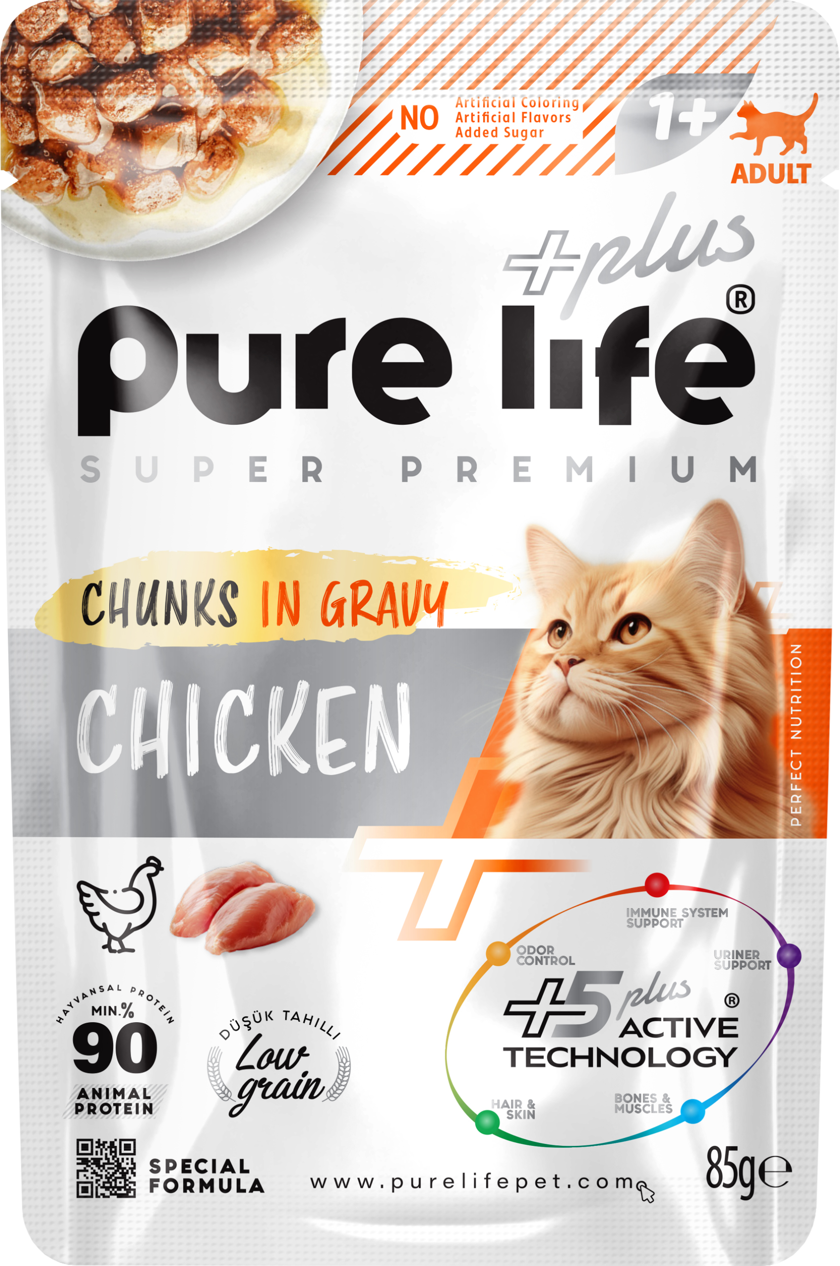 Pure Life - Pouch - - 85 გრ- ზრდასრული კატა ქათამი 1 Pure Life Pouch 85 გრ ზრდასრული კატა ქათამი 1 scaled
