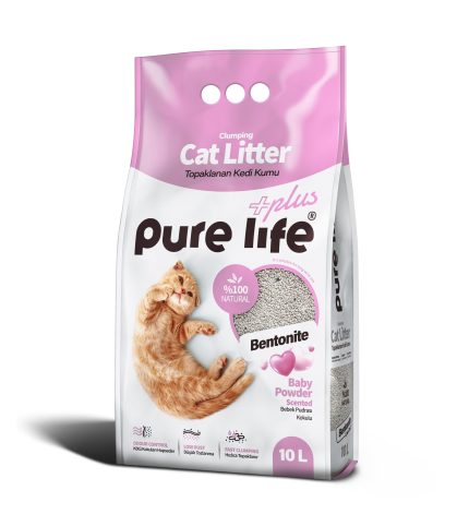 cat litter baby powder