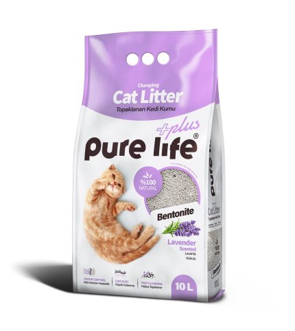 cat litter lavender